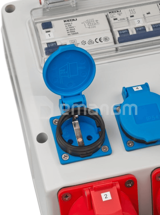 გამანაწილებელი Brennenstuhl 5 230 400V 16 32A 30Ma LS IP44