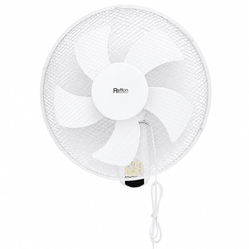 კედლის ვენტილატორი Reffon FB-40R-WH 50W თეთრი პულტით