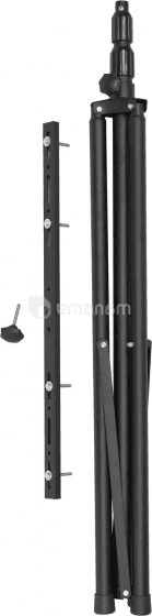 შტატივი ტელესკოპური Brennenstuhl 1150-3000მმ შავი Bau ST301