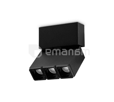 დაუნლაითი New Light 3x2W 3000K sand black SLC78025