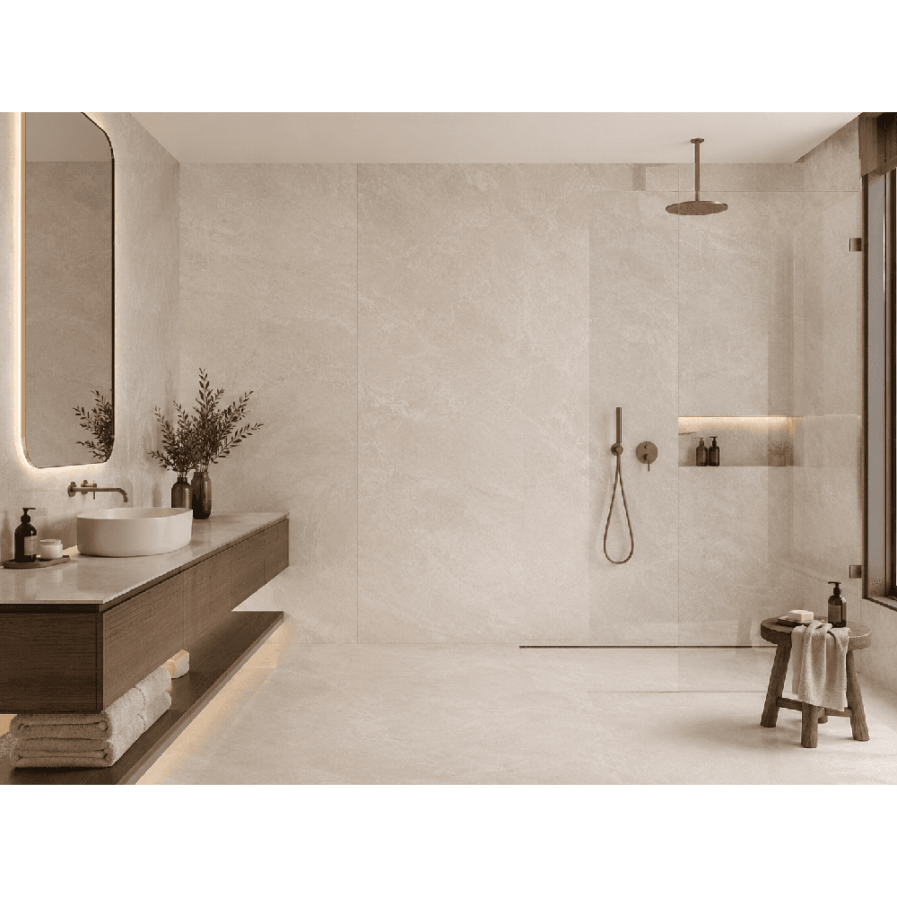 კერამოგრანიტი Ceroq CORDOBIA LIGHT CREMA POLISHED 60x120 სმ კრემისფერი