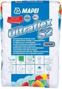წებოცემენტი ULTRAFLEX S2 25KG