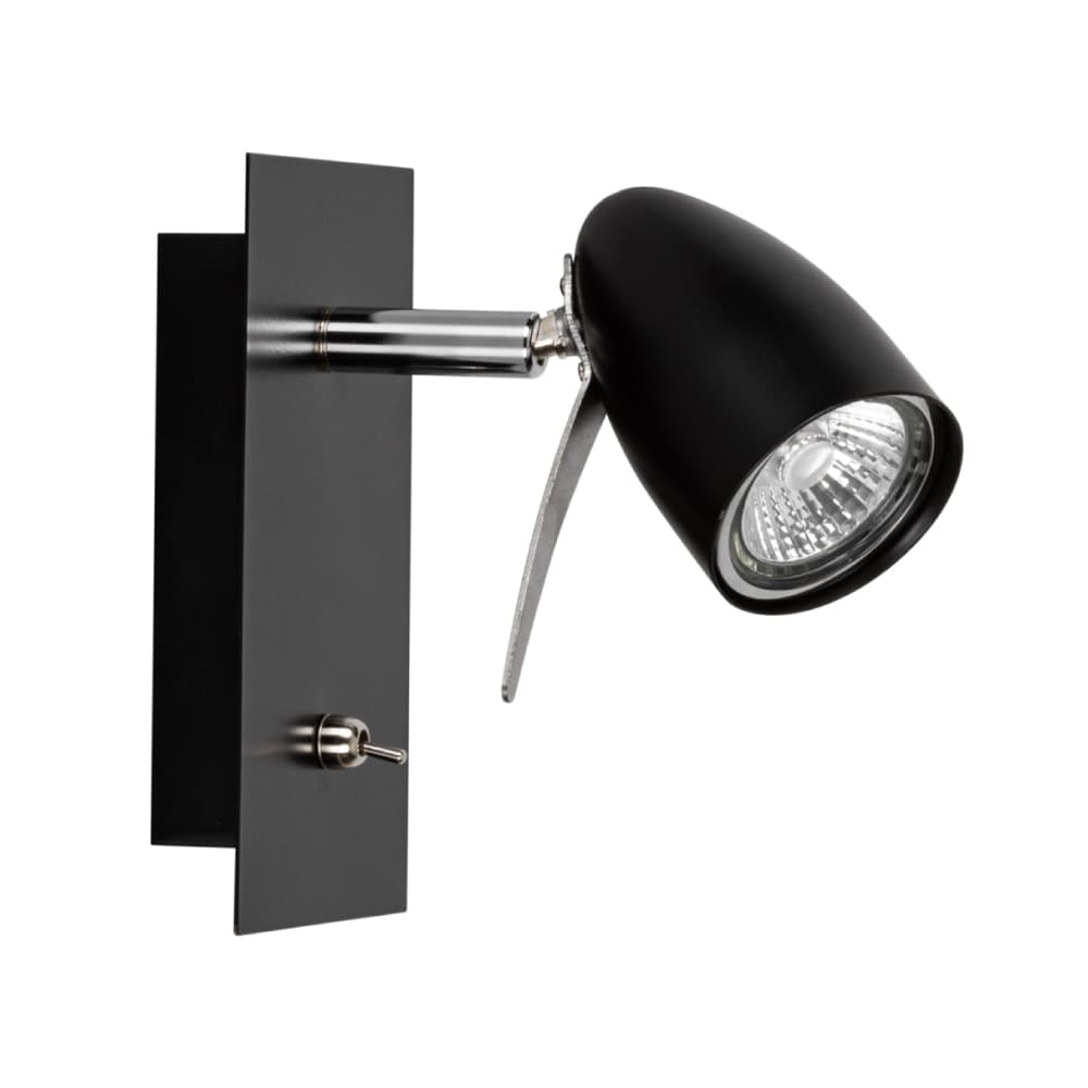 ბრა კედლის Ian Wall Lamp 1xGU10 Max.35W Black Metal