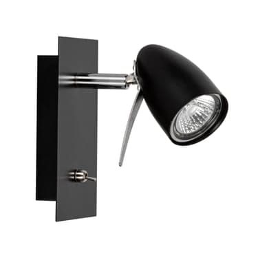 ბრა კედლის Ian Wall Lamp 1xGU10 Max.35W Black Metal