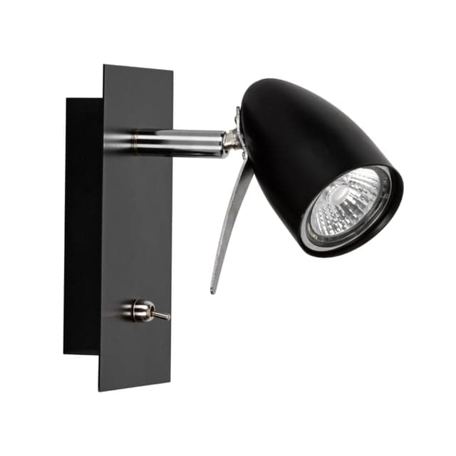 ბრა კედლის Ian Wall Lamp 1xGU10 Max.35W Black Metal