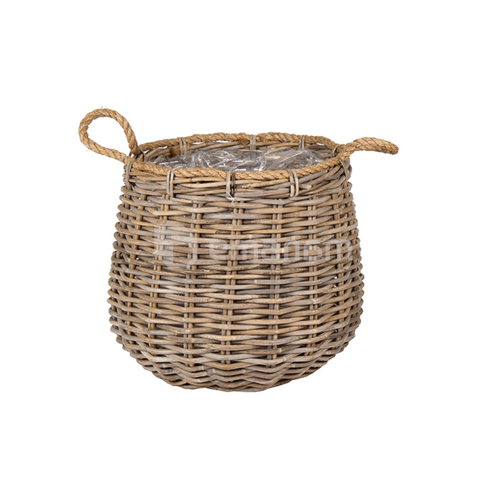 ქოთანი დაწნული Mega Collections Luna Rope Cauldron -F- D35H30