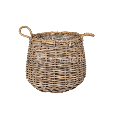 ქოთანი დაწნული Mega Collections Luna Rope Cauldron -F- D35H30