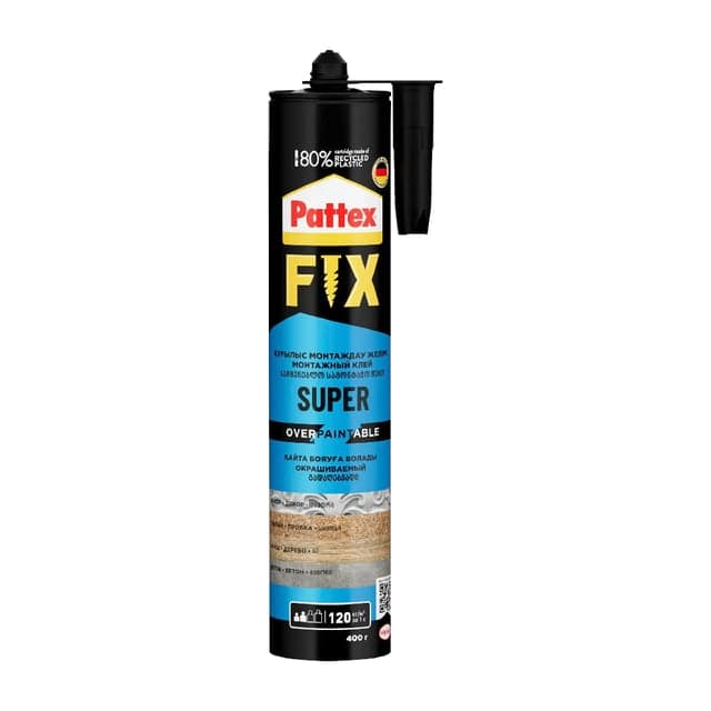 სამონტაჟო წებო Henkel PATTEX FIX SUPER 400 გ თეთრი
