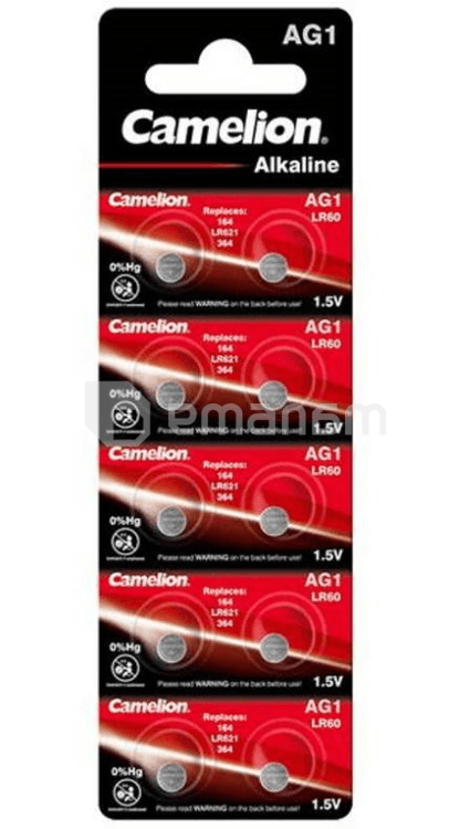 ელემენტი Camelion AG1-BP10 Alkaline LR60 10 ც