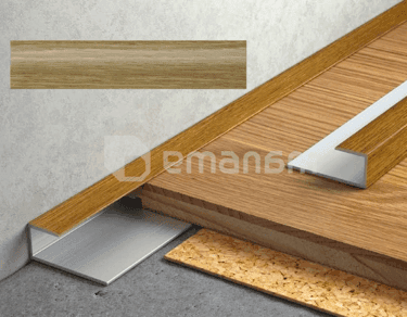 ზღურბლი-დაბოლოება ალუმინის Salag Stratus 12/930 მმ. მუხა ნატურალური