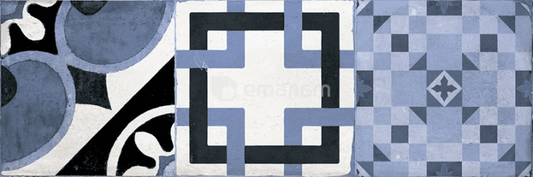 კაფელი Super Ceramica Hydra Decor Azul 200x600 მმ