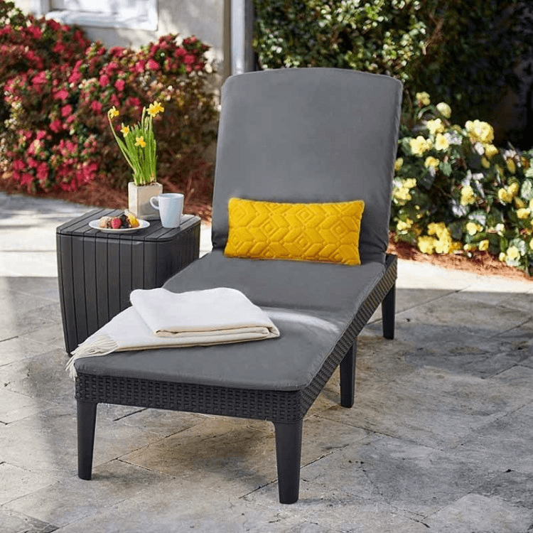 შეზლონგი Keter Jaipur Sun Lounger 187.5x58.2x29 სმ
