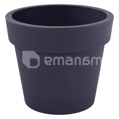 პლასტმასის ქოთანი Aleana Gamma 26x22სმ გრანიტი 7 L