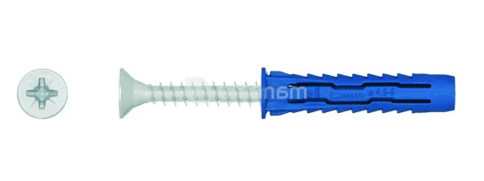 დიუბელი უნივერსალი სჭვლით RawlPlug 25 ც R-SL3-4ALL-10+6060