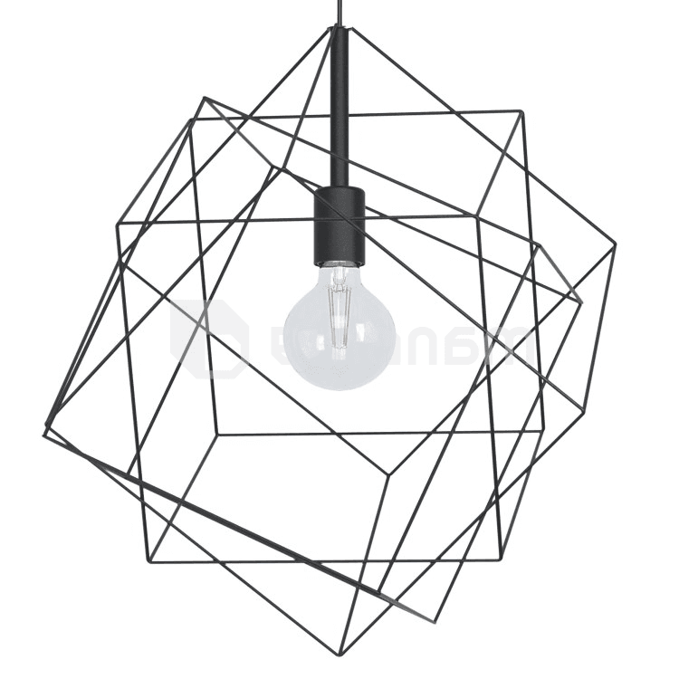 საკიდი Eglo STRAITON 1 E27 1x MAX 60W შავი 43359