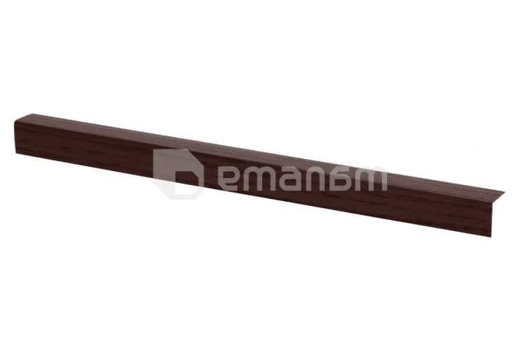 დეკორატიული კუთხე Salag PVC 20x20x2900 მმ წითელი ხე
