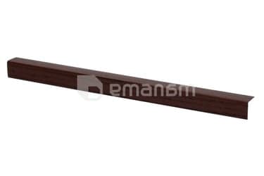 დეკორატიული კუთხე Salag PVC 20x20x2900 მმ წითელი ხე
