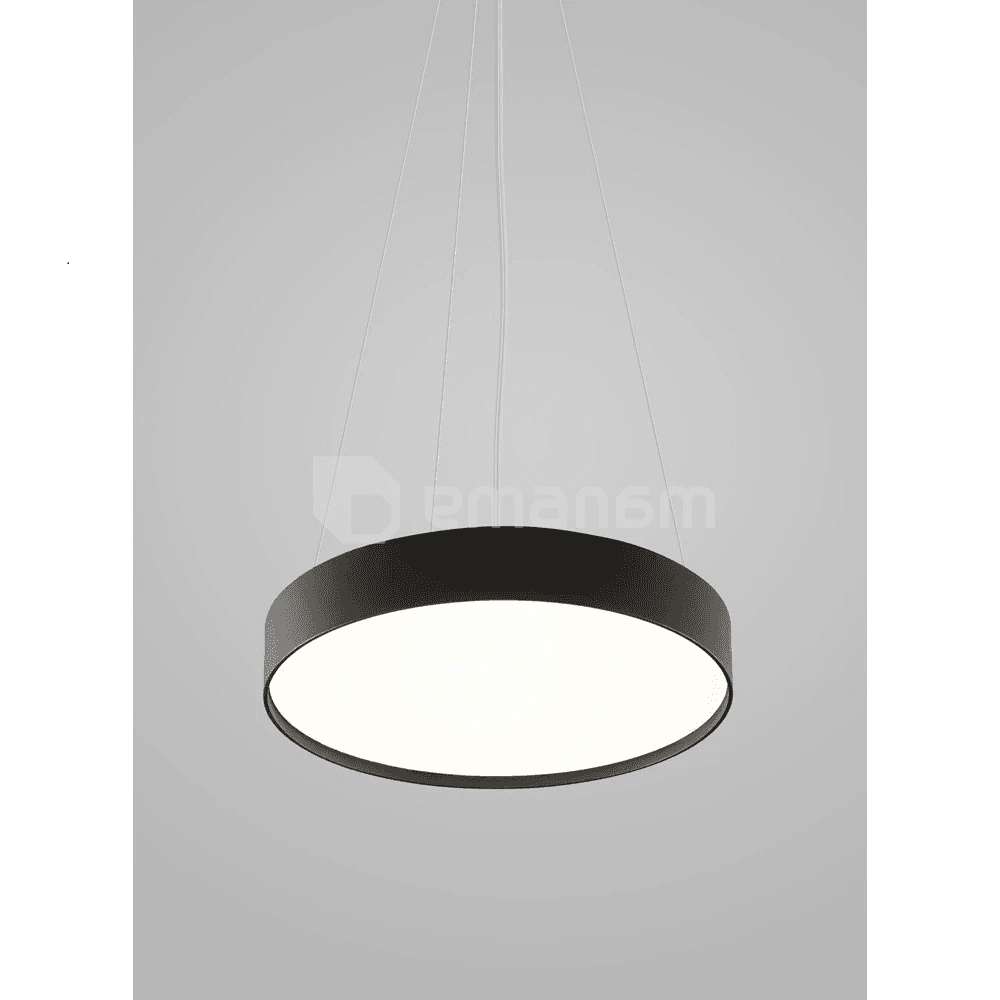 ჭაღი MIRAS 21015040 LED 50W 4000K მრგვალი შავი