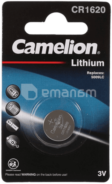 ელემენტი Camelion Lithium CR1620 3V 1 ც
