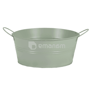 ქოთანი ლითონის Mega Collections Bob 2 Ears Bowl Olive Green D24.5H11