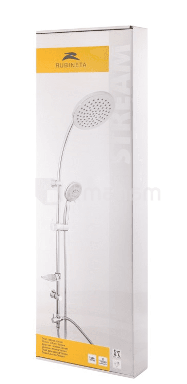 საშხაპე სისტემა Rubineta Olo BK Thermo 15 BK
