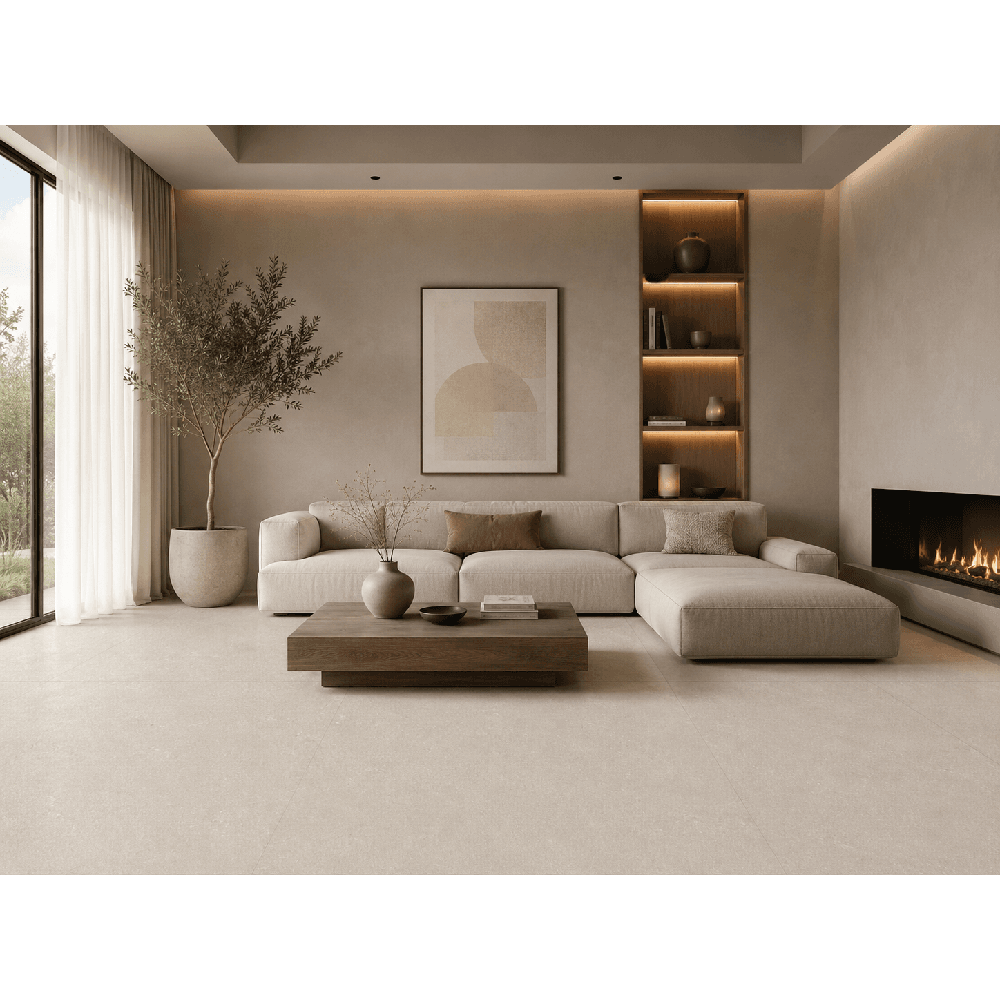კერამოგრანიტი Ceroq KAIDA BEIGE MATT 60x120 სმ ბეჟი