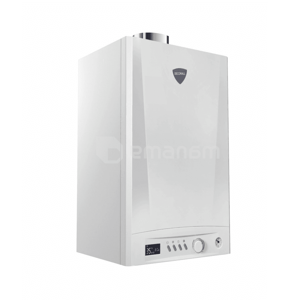 ქვაბი კედლის გაზის კოაქსალური  მილით Decorall DE-H v1 24kw