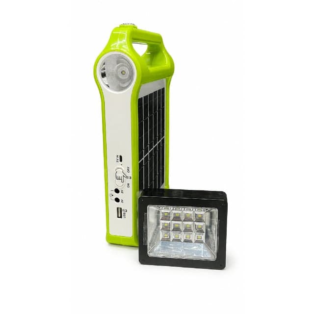 LED ფარანი EASY POWER EP-038A 3.7V 3000mAh მწვანე