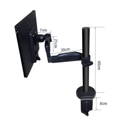 მონიტორის საკიდი Allscreen MB1427H, 14"-17", Monitor Mount, Black