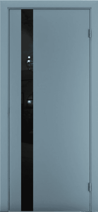 კარის ბლოკი Terminus Solid 802 Aquamarin №802 შუშა - Planilak შავი 38x800x2150 mm