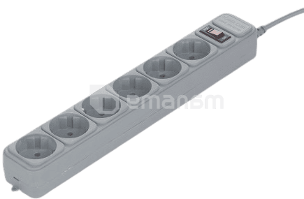 ქსელის დამცავი Gembird 6х1.8მ 4.5kW  SPG6-B-6C