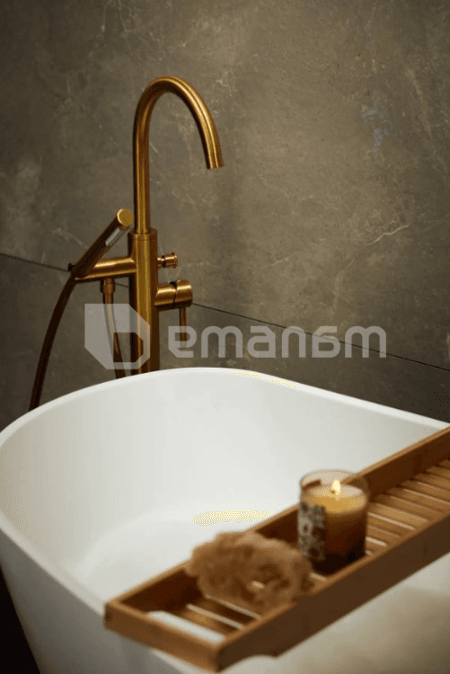 დასადგამი ონკანი აბაზანისთვის KFA Moza Gold