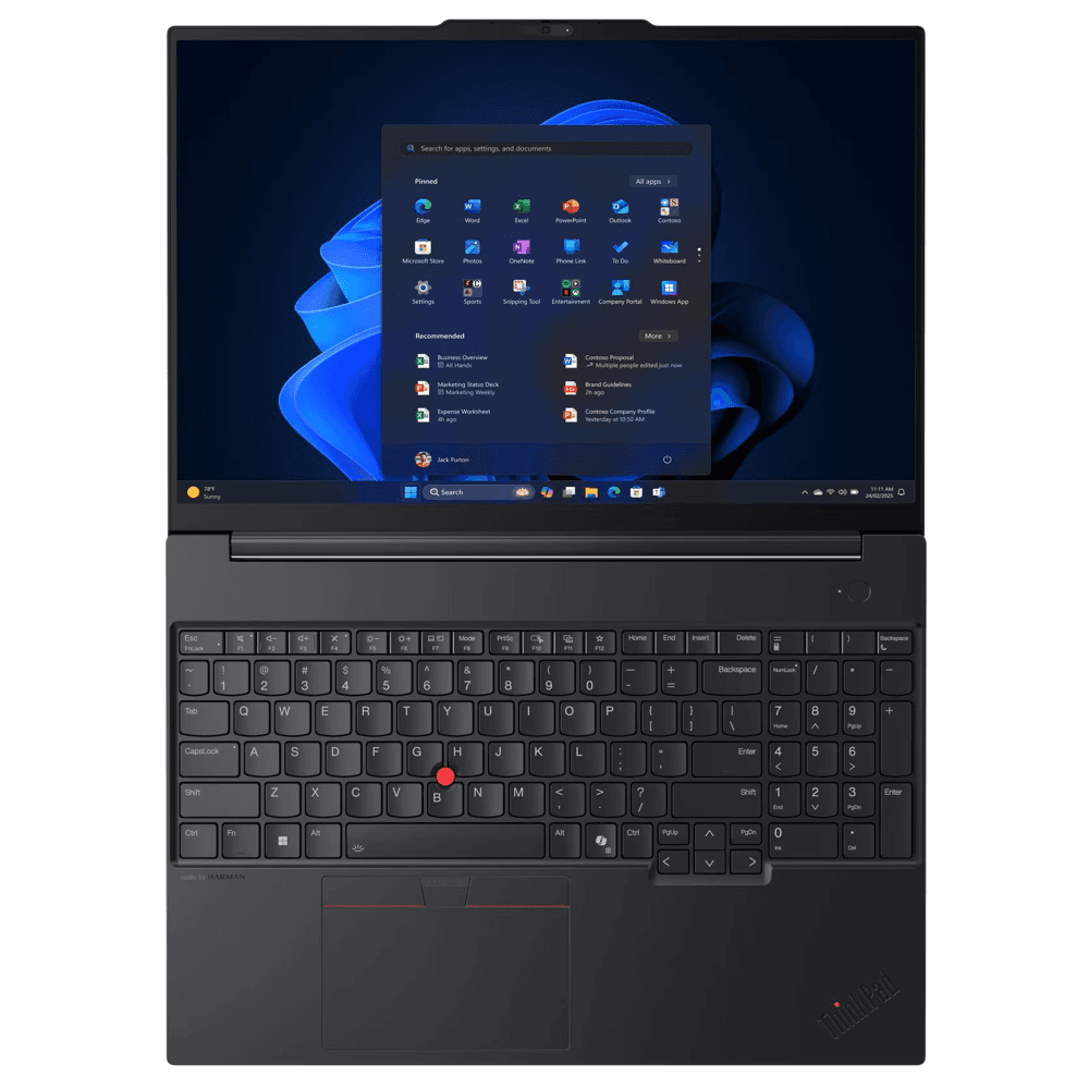 ნოუთბუქი Lenovo 21Y4004NGX Thinkpad E16, 16", Ryzen AI 7 345, 16GB, 512GB SSD, Integrated, Black