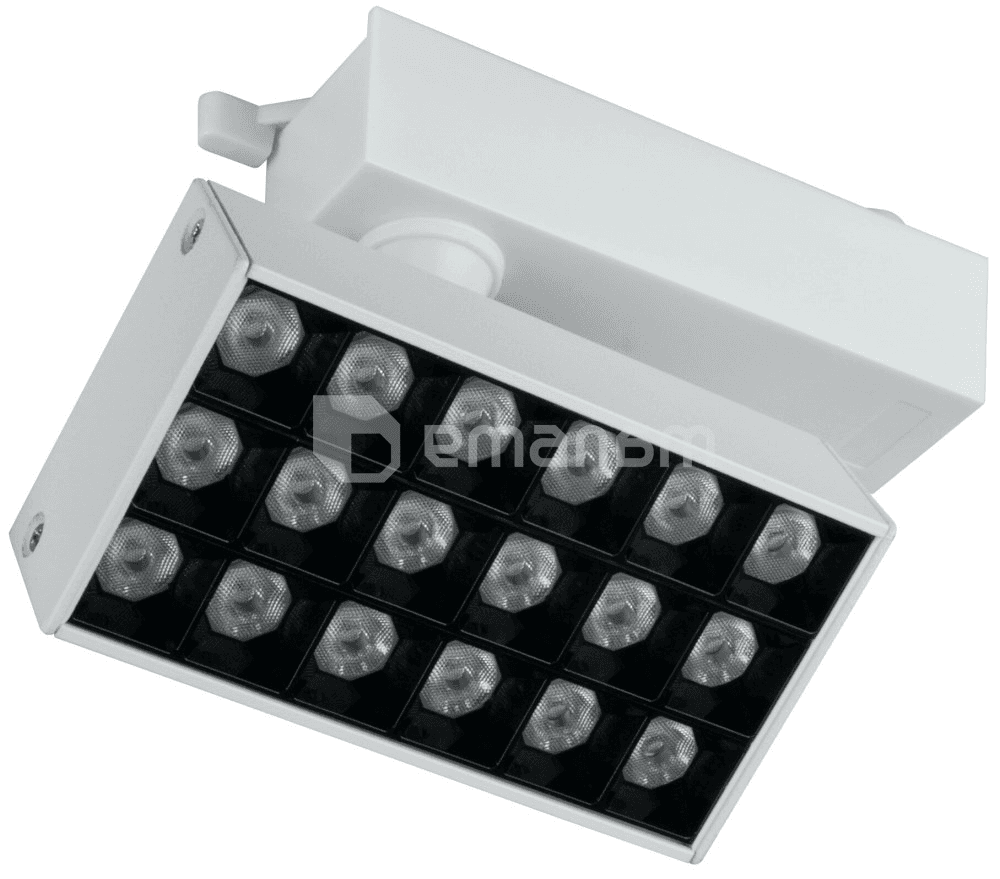 სანათი ტრეკი DPM LED X-LINE 10W 4000K 900Lm თეთრი STR2-10W-W