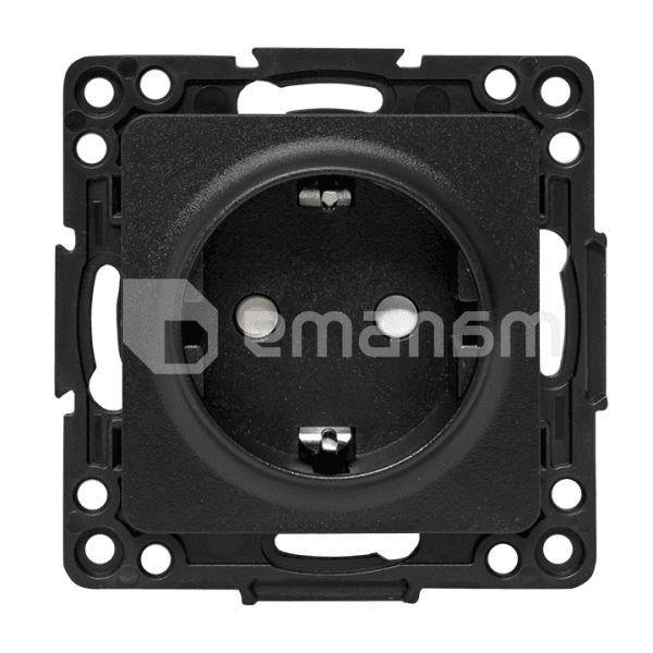 როზეტი EKF 1 84x84 დამიწებით ჩარჩოს გარეშე