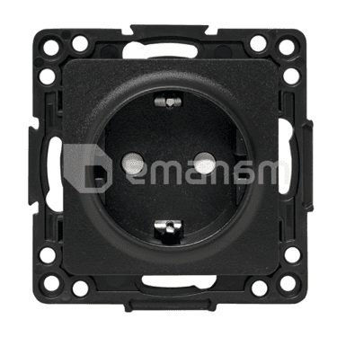 როზეტი EKF 1 84x84 დამიწებით ჩარჩოს გარეშე