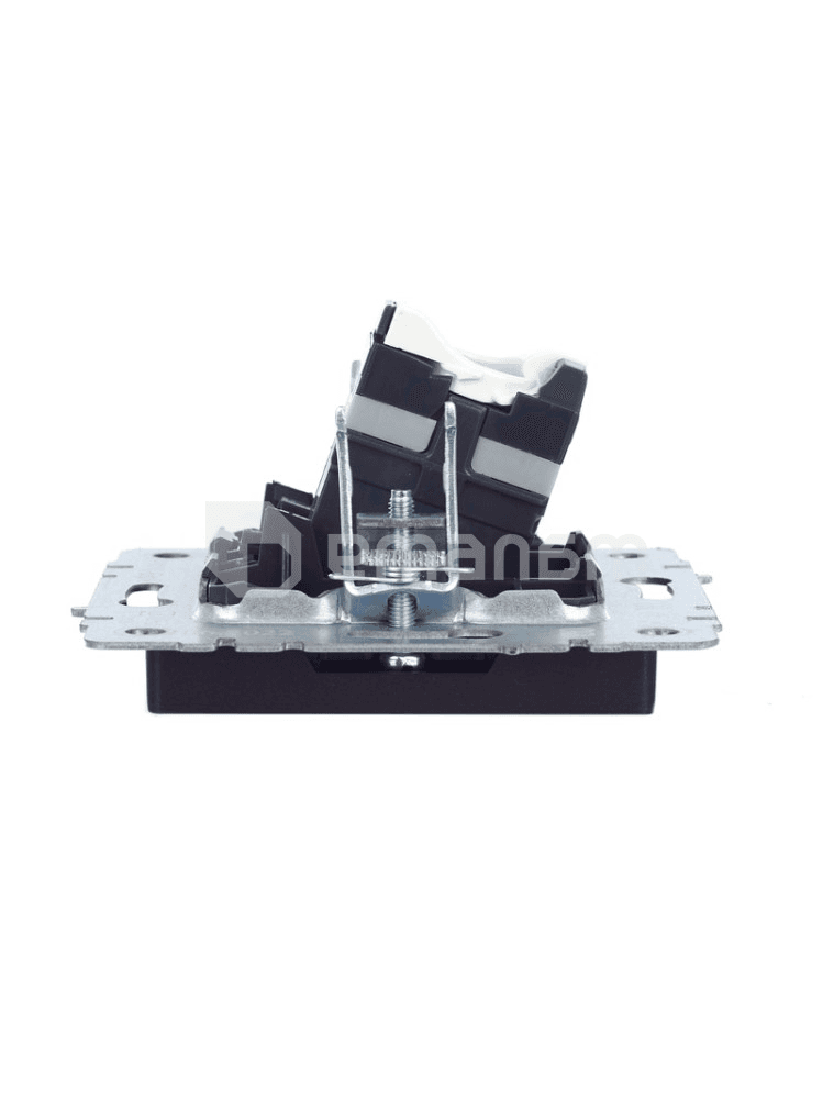 როზეტი IEK BRITE RJ45 cat5E RG45 РК10-БрЧ შავი