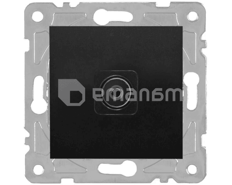 როზეტი TDM TV QUAD შავი