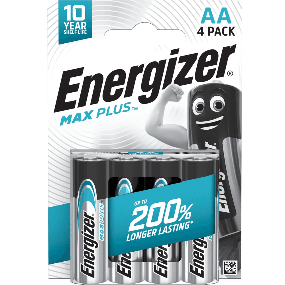 ელემენტი Energizer Max Plus AA ტუტე 4 ცალი
