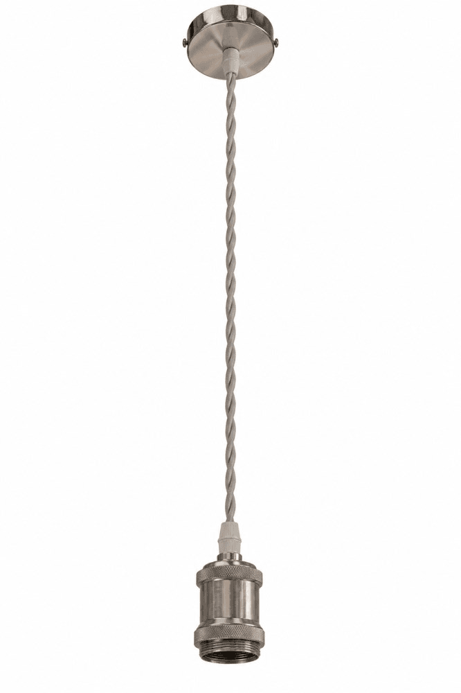 საკიდი BRILLOP E27x1 MAX 60W ნიკელი