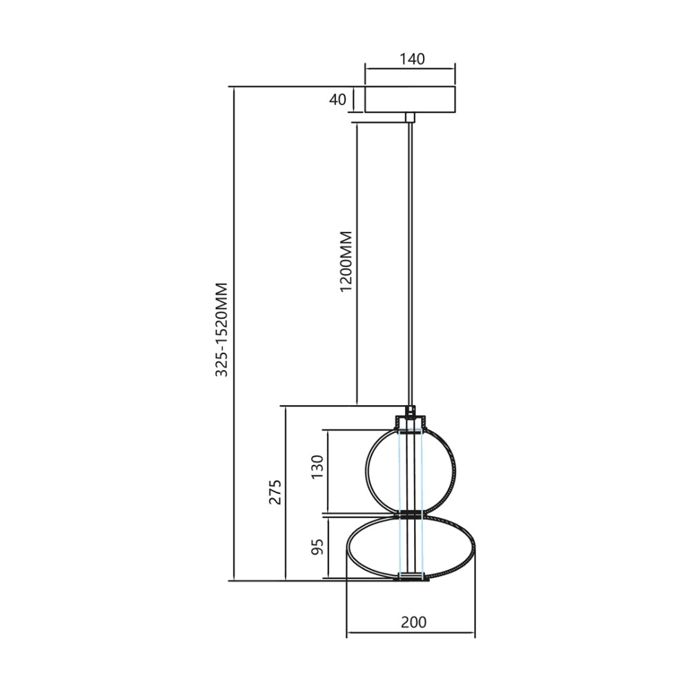 საკიდი Milagro ML0344 DAPHNE LED 12W 3000K