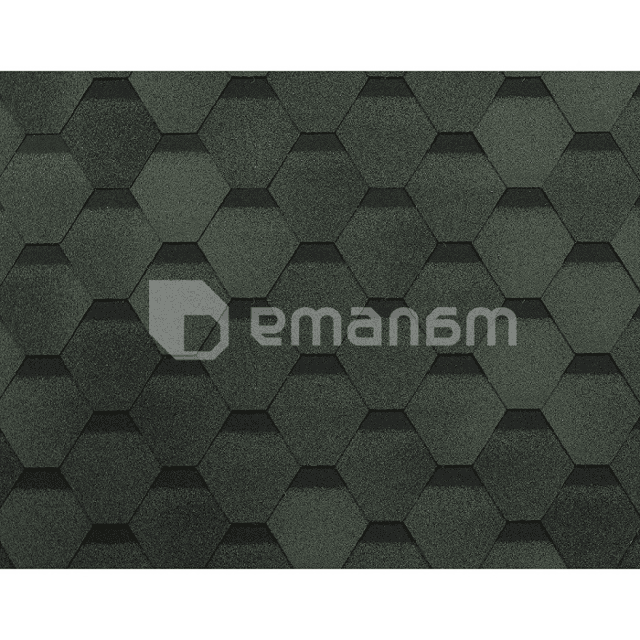 კრამიტი ბიტუმის დრეკადი Technonicol Optima Sonata მწვანე 3 მ²