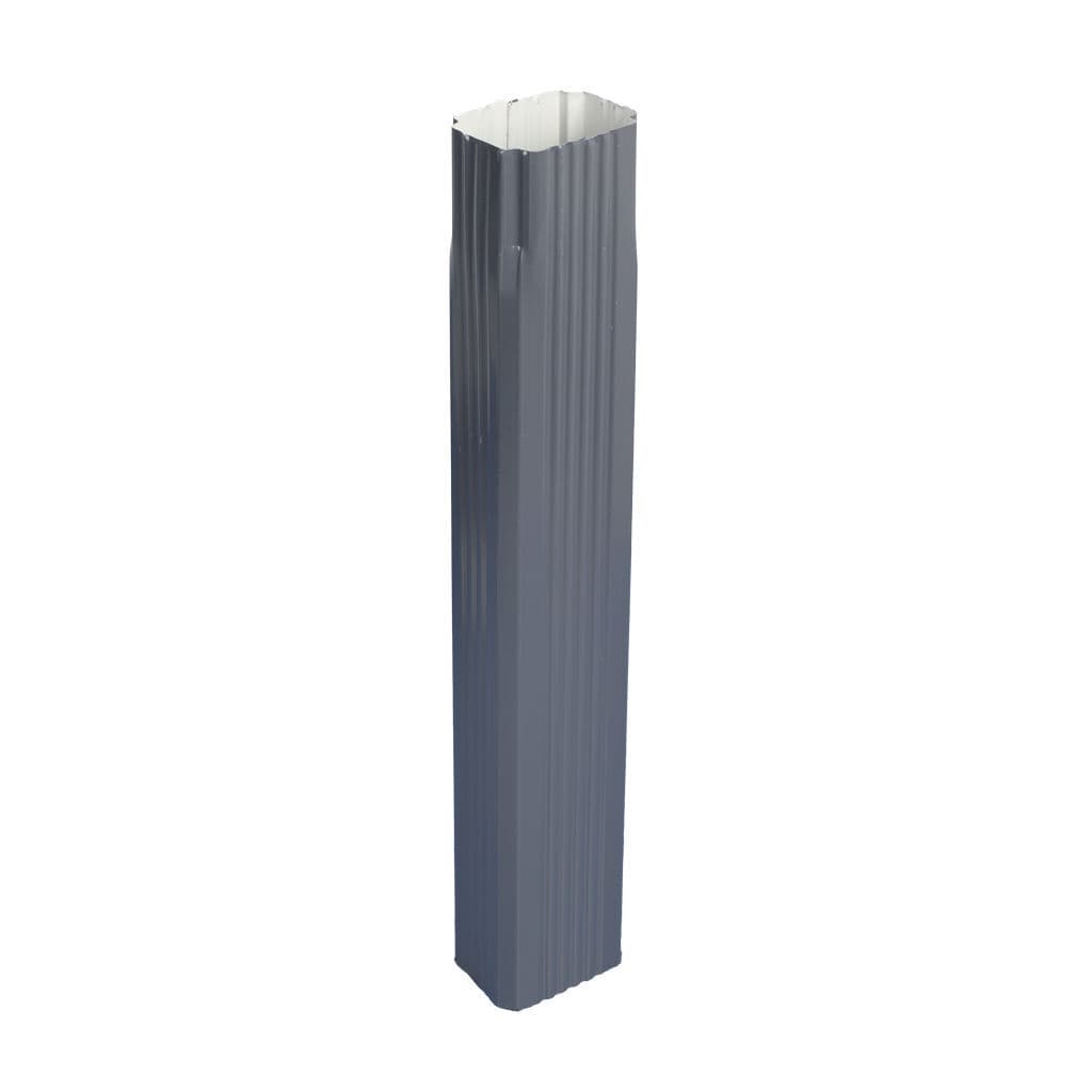 ოთხკუთხა წყალსაწრეტი მილი 0.50x350 RAL 7024 (2000 მმ.)