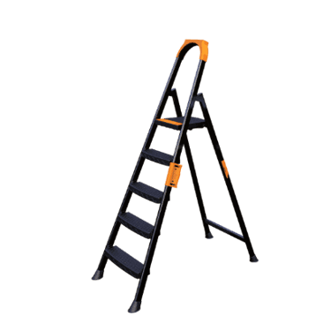 კიბე LEO PLUS 4+1 METAL STEP LADDER