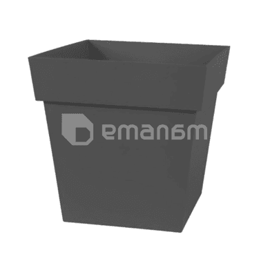 ქოთანი პლასტმასის EDA Plastiques POT TOSCANE CARRE 32 X 32 X 32სმ 22ლ