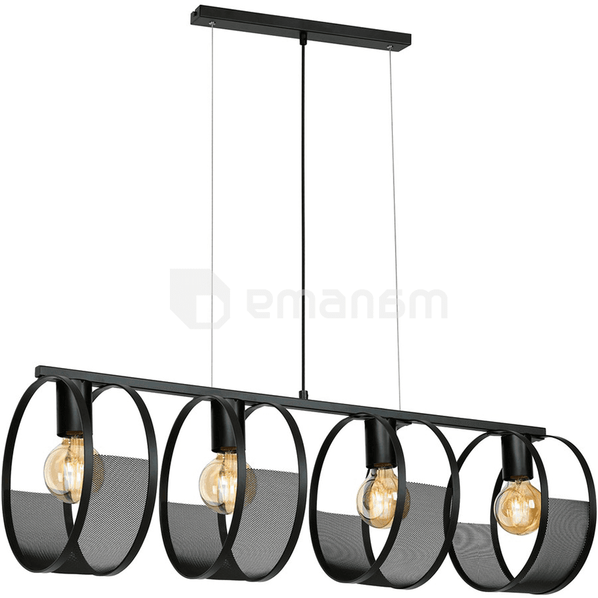 საკიდი Luminex 9736 Siner 4 E27 15W შავი