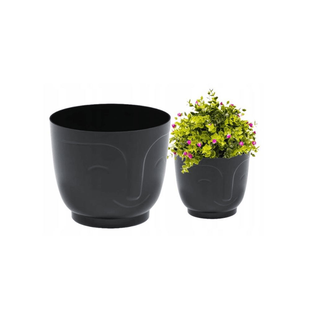 ქოთანი ყვავილის Lamela ATENA 185 cover - black 3,1L