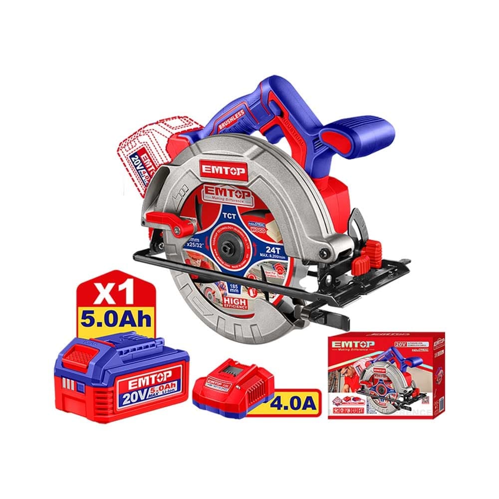ხელის ცირკული ხეხრი EMTOP ელემენტით 4800 rpm ELCS18513