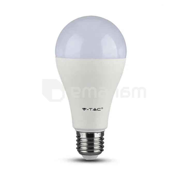 შუქდიოდური ნათურა აკუმულატორით V-TAC А65 6400K 9W Е27