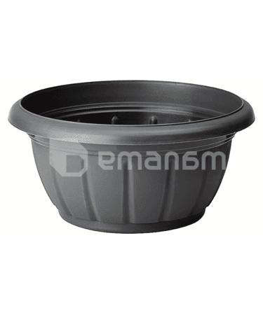 პლასტმასის ქოთანი FORM PLASTIC Elba Misa VERONA 0410-014Ø26 ანტრაციტი